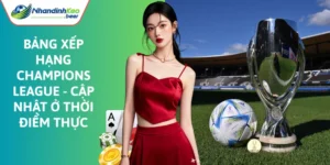 bảng xếp hạng Champions League